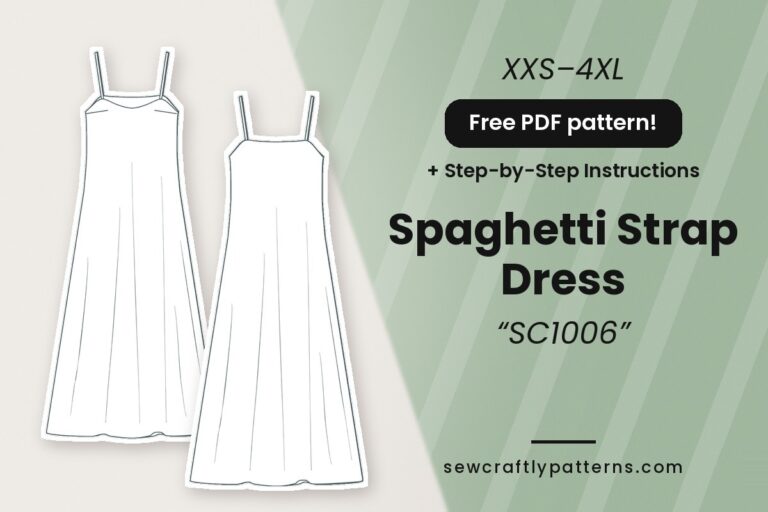 Spaghetti Strap Maxi Dress Sewing Pattern