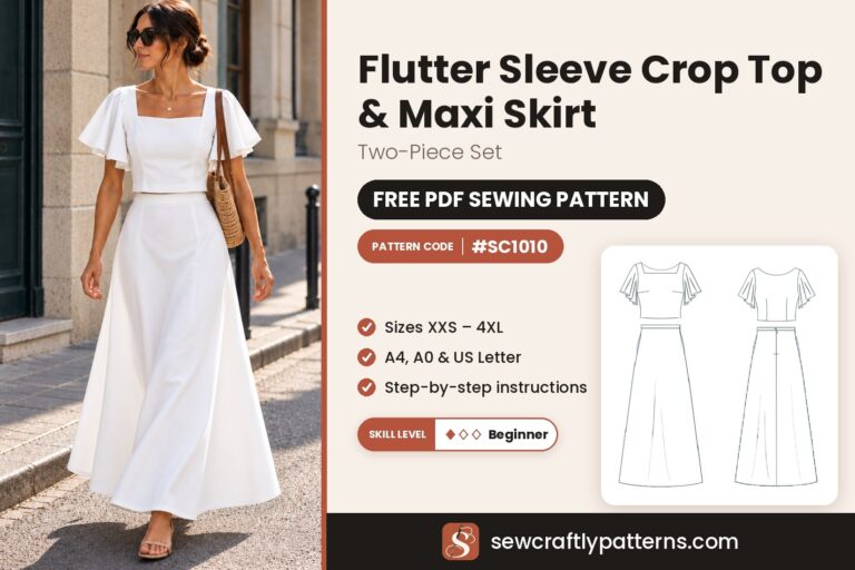 Two Piece Set Sewing Pattern