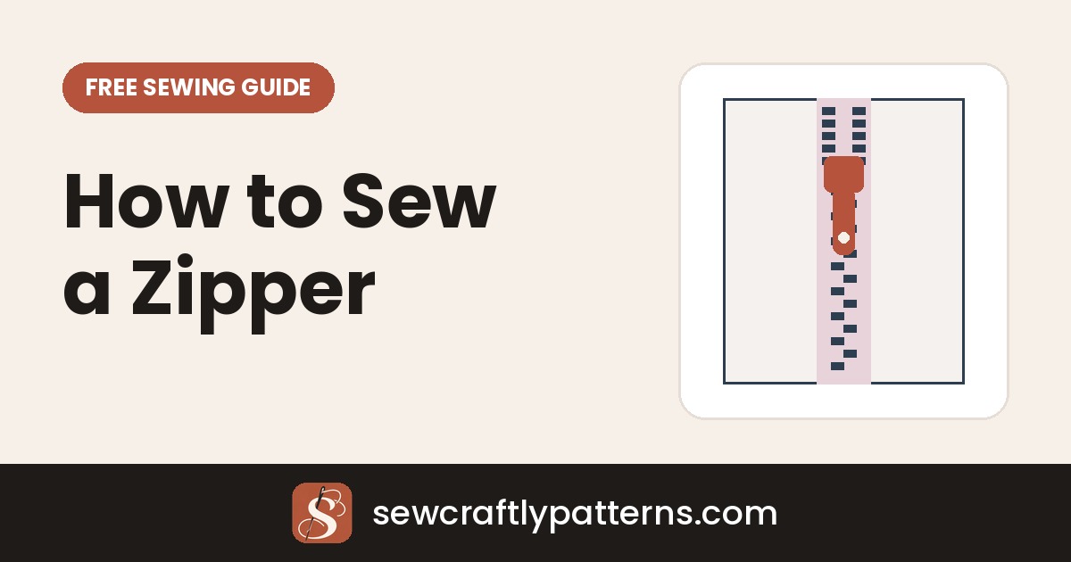 How to sew a zipper: invisible and regular zipper in a seam
