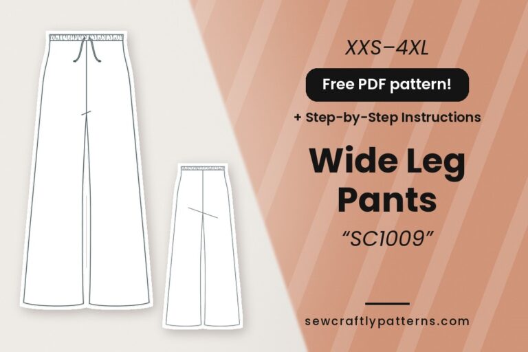 Wide Leg Pants Sewing Pattern
