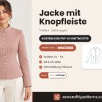 Jacke mit Knopfleiste Schnittmuster kostenlos als PDF, SC1008