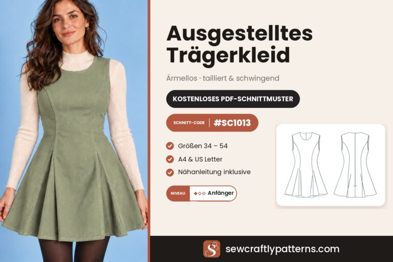 Trägerkleid Schnittmuster kostenlos als PDF, SC1013