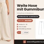 Weite Hose Schnittmuster kostenlos als PDF, SC1009