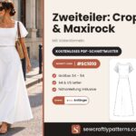 Zweiteiler Schnittmuster kostenlos als PDF, SC1010